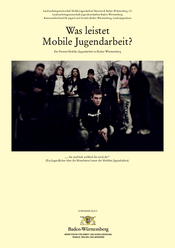 Ein Porträt Mobiler Jugendarbeit in Baden-Württemberg, 2011