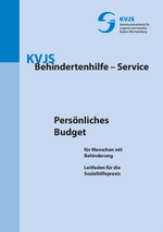 Persönliches Budget für Menschen mit Behinderung. Leitfaden für die Sozialhilfepraxis. 2. Auflage März 2011