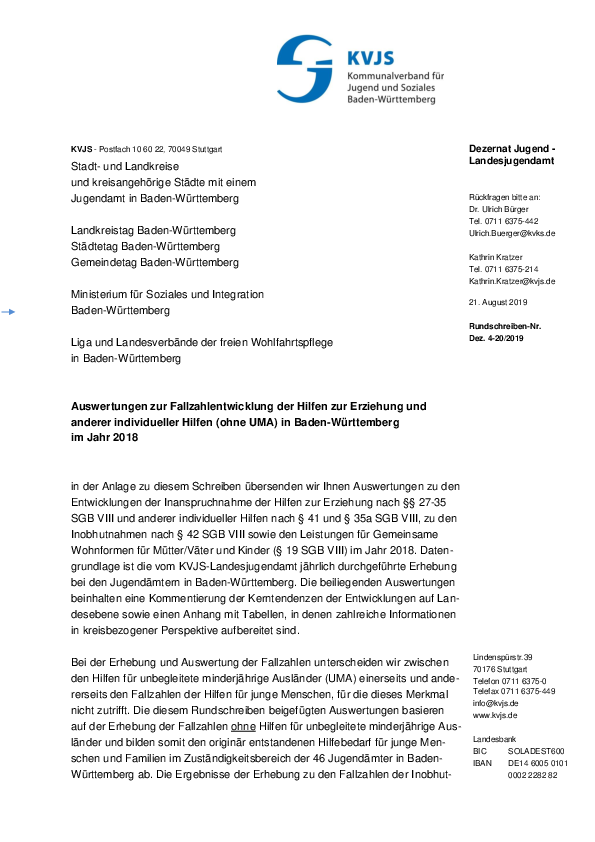 Rundschreiben 20-2019