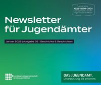 Titelseite des Newsletters für Jugendämter/Januar 2022/Ausgabe 35