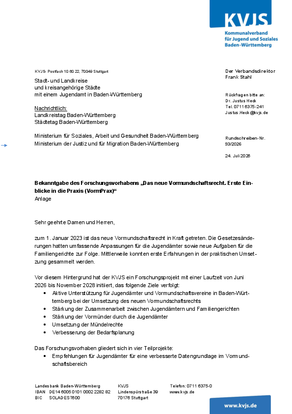 Rundschreiben 93-2026