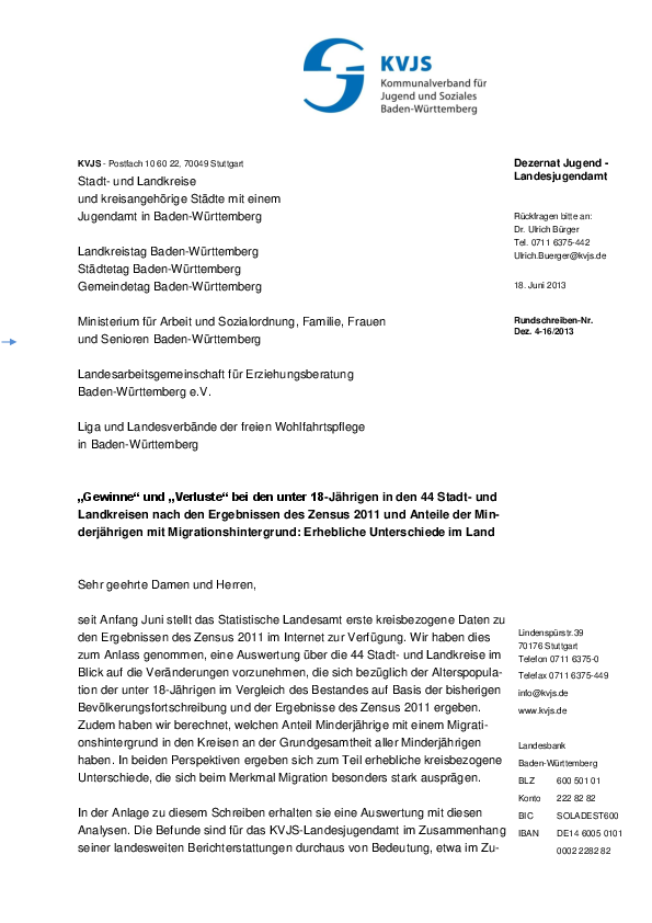 Rundschreiben 16-2013