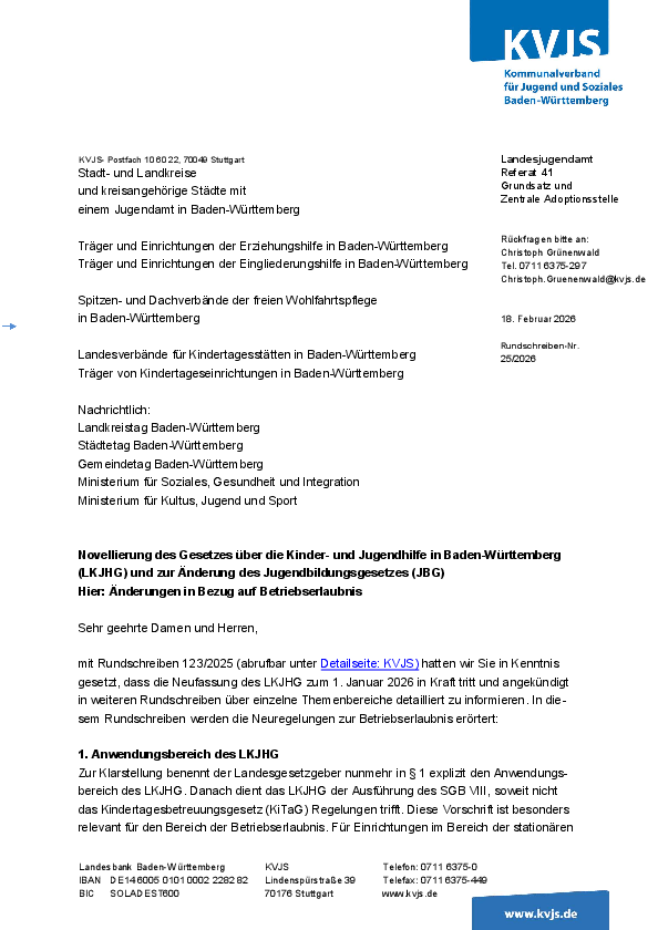 Rundschreiben 25-2026