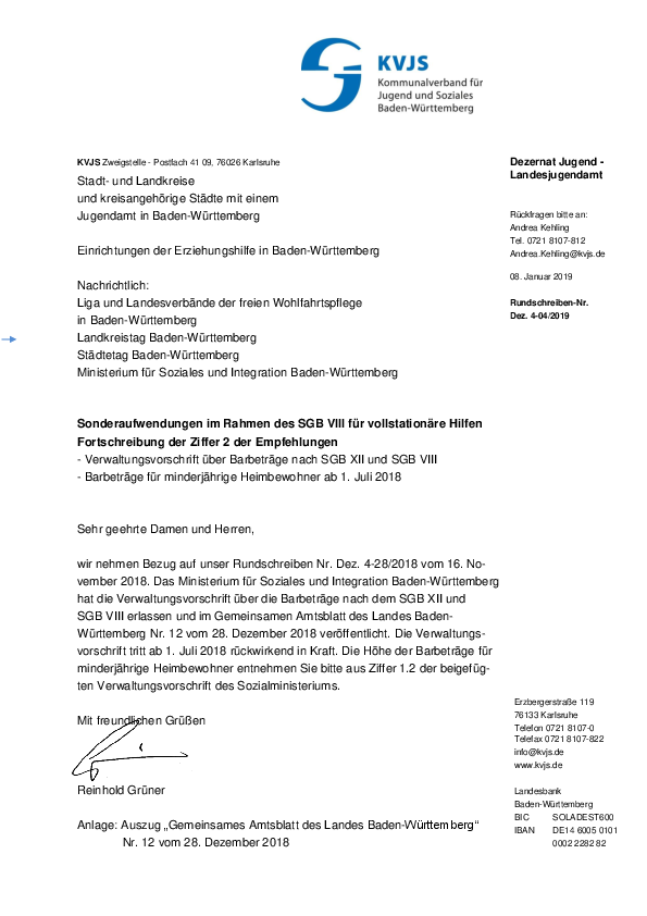 Rundschreiben 04-2019