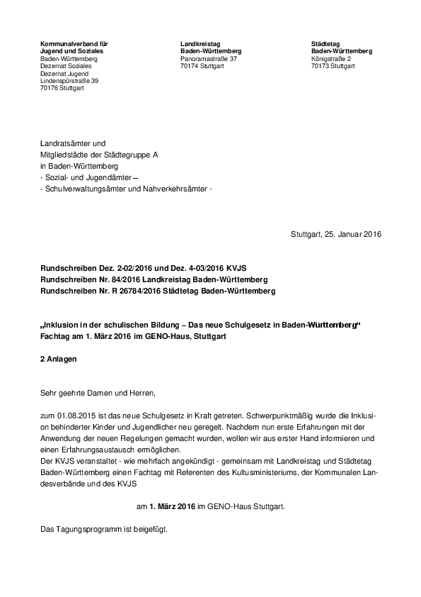 Rundschreiben 03-2016