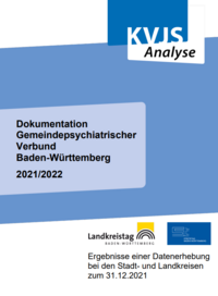 Titelblatt Dokumentation Gemeindepsychiatrischer Verbund Baden-Württemberg