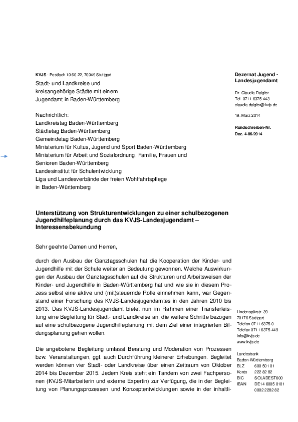 Rundschreiben 06-2014