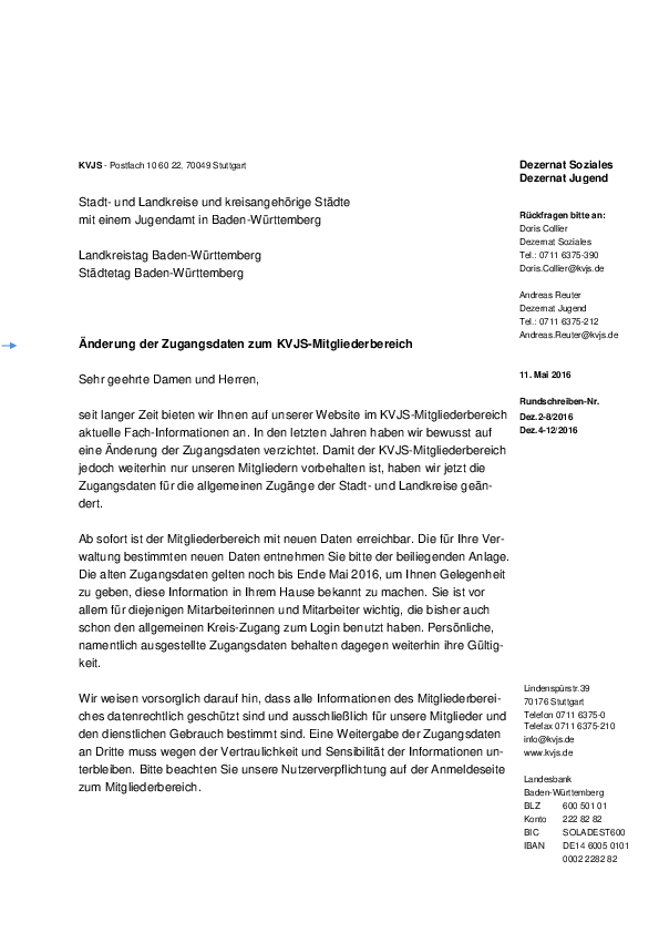 Rundschreiben 12-2016