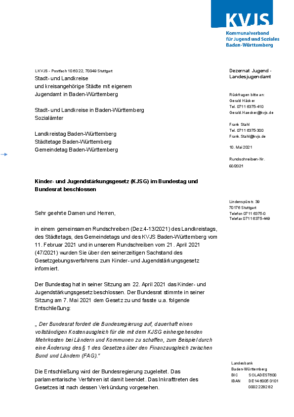Rundschreiben 60-2021