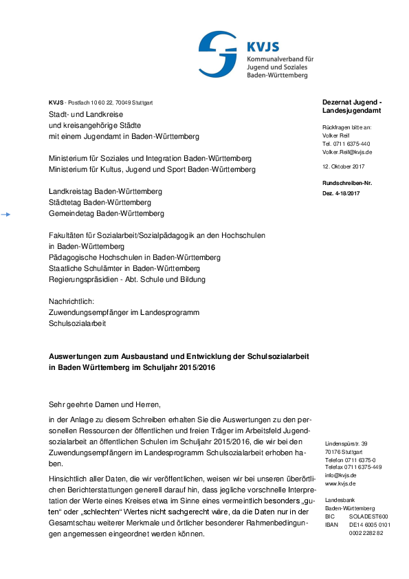 Rundschreiben 18-2017