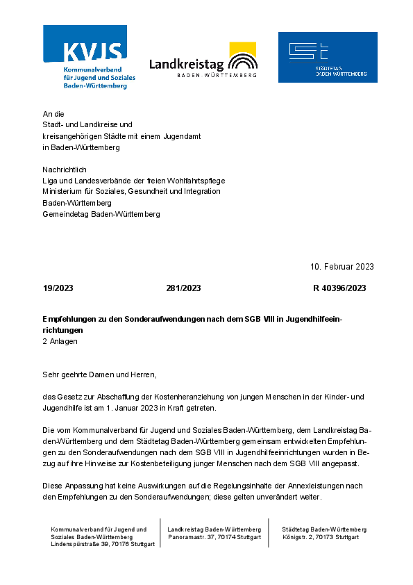 Rundschreiben 19-2023