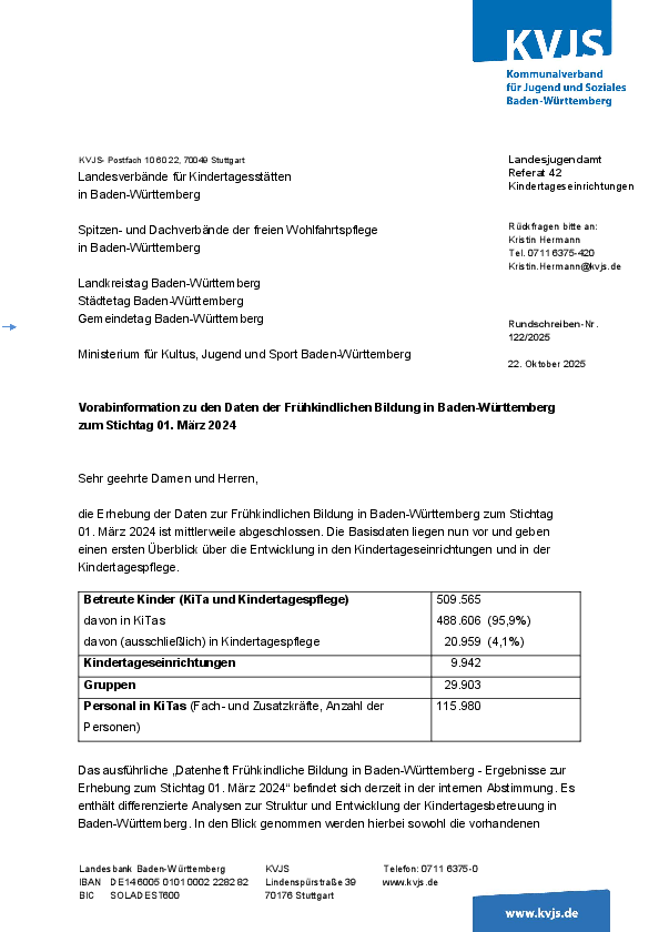 Rundschreiben 122-2025