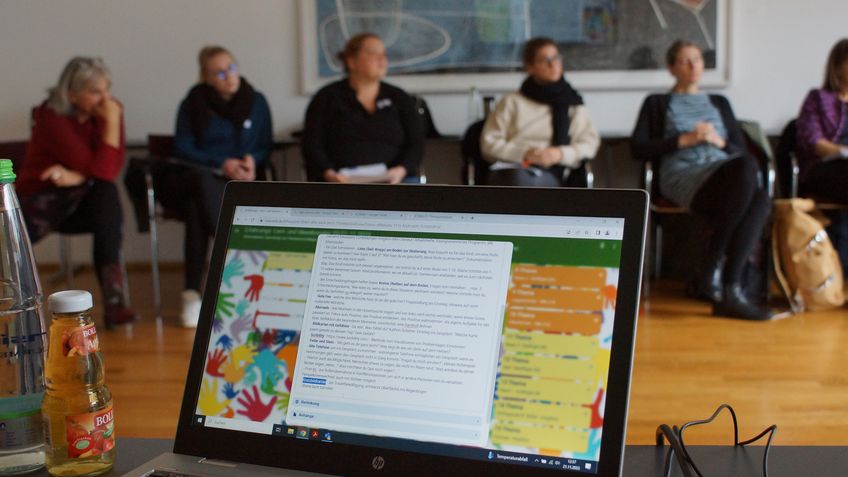 Ideenbooster-Plattform Foto der digitalen Ideenbooster-Plattform