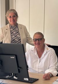 Portrait von Marion Riempp, Vorständin von Werstatträte Baden-Württemberg e.V., und Dezernentin Androniki Petsos