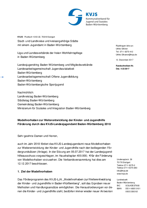 Rundschreiben 23-2017