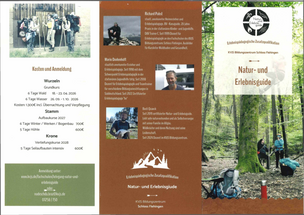 Broschüre Natur und Erlebnisguide