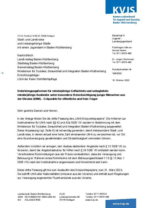 Rundschreiben 108-2022