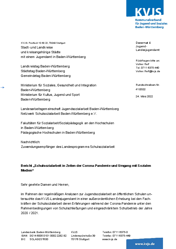 Rundschreiben 41-2022