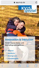 Web-App KVJS-Spezial: Innovation & Inklusion. Förderung von Wohn- und Beschäftigungsangeboten, (Laufende Aktualisierung)