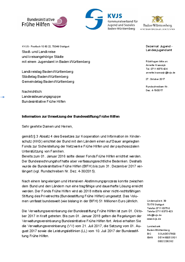 Rundschreiben 19-2017