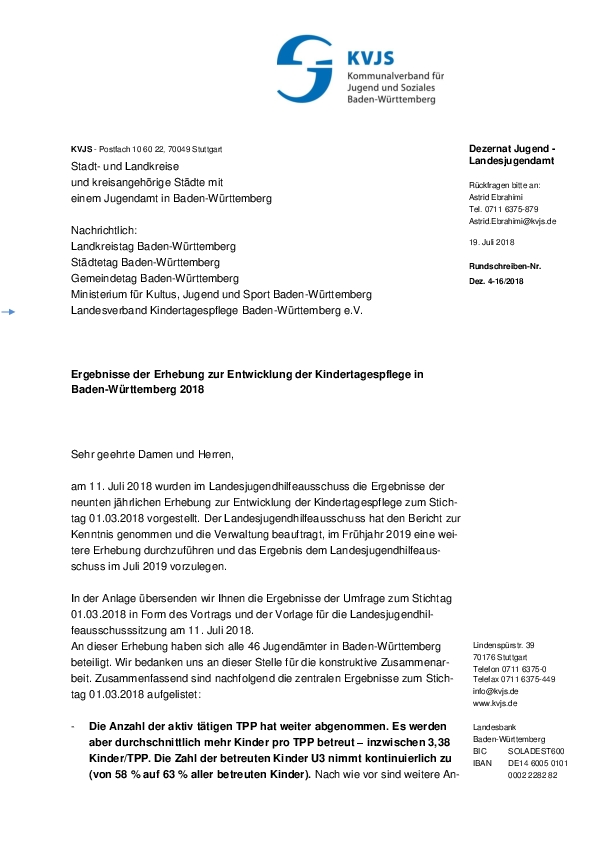 Rundschreiben 16-2018