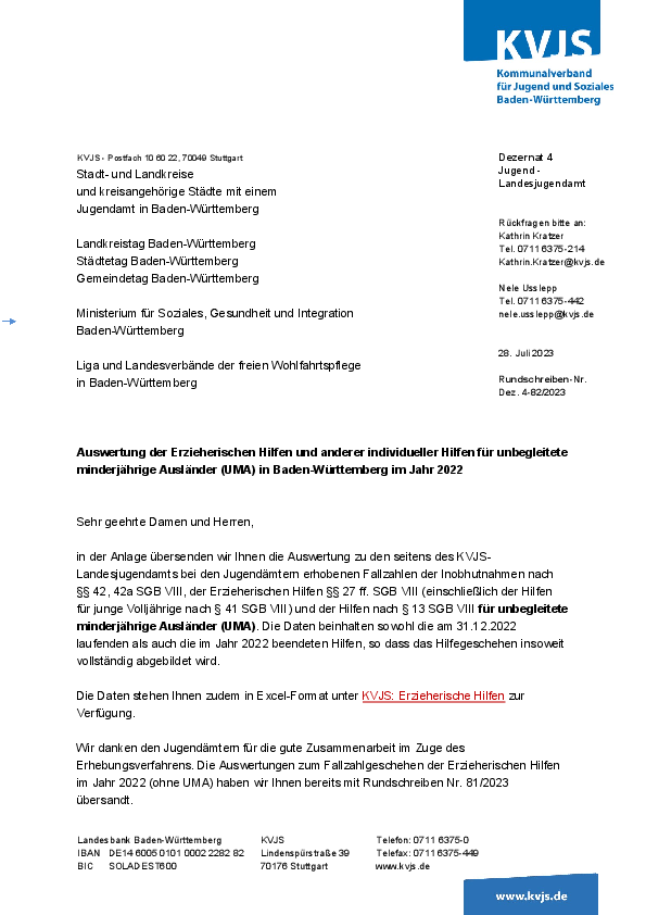 Rundschreiben 82-2023