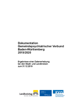 Dokumentation Gemeindepsychiatrischer Verbund Baden-Württemberg 2019/2020, (Januar 2021)
