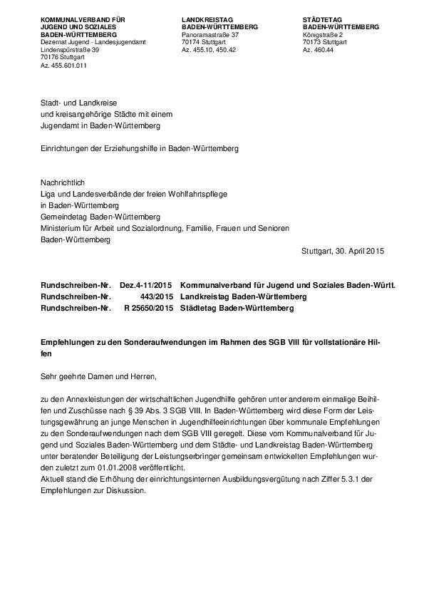 Rundschreiben 11-2015