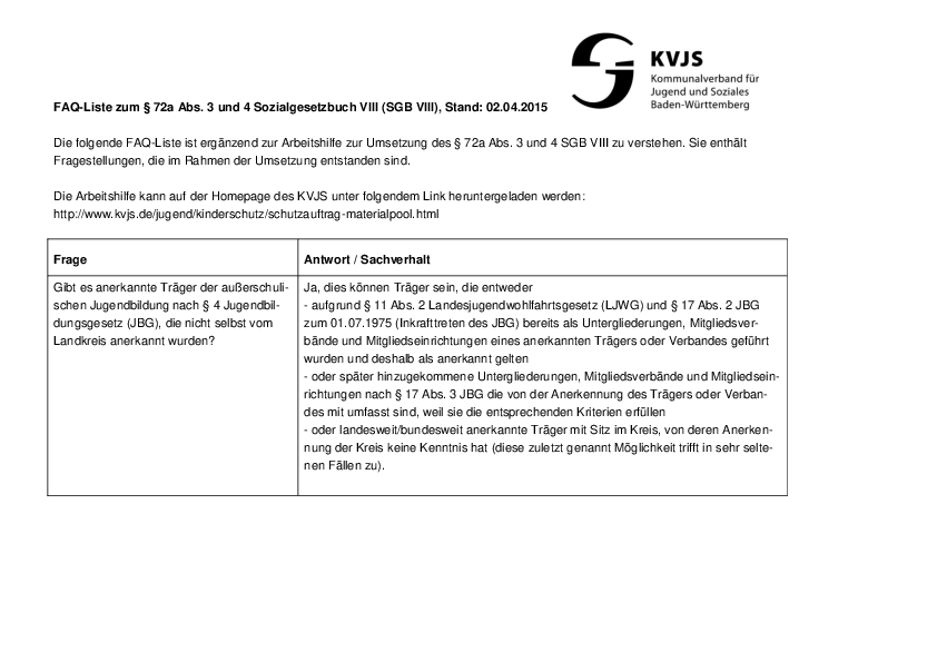 Rundschreiben 07-2015