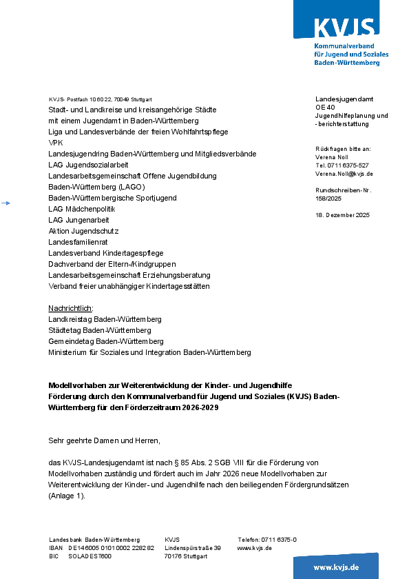 F&ouml;rderung Modellvorhaben 2026-2029 barr