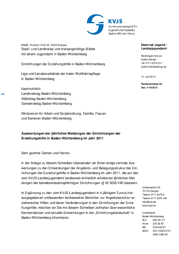 Rundschreiben 10-2013