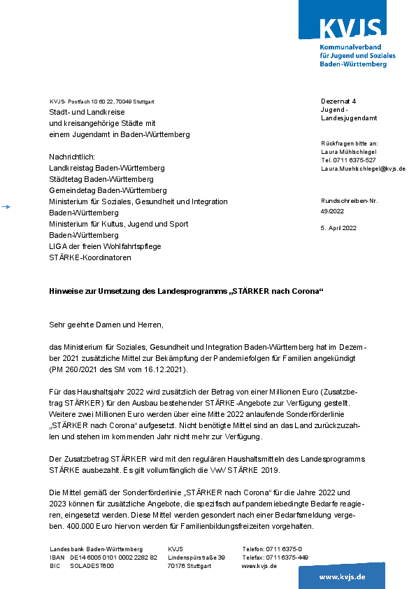 Rundschreiben 49-2022