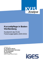 Kurzfassung - Forschungsprojekt Kurzzeitpflege in Baden-Württemberg