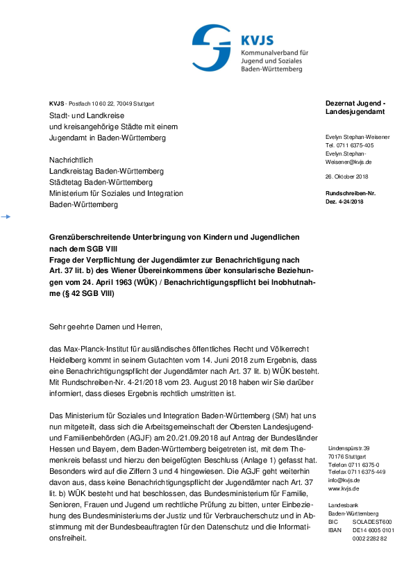 Rundschreiben 24-2018