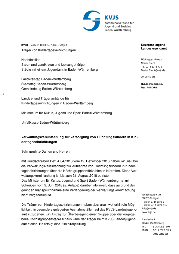 Rundschreiben 10-2018