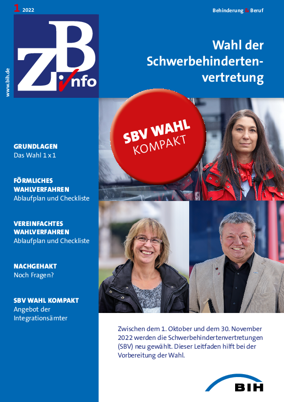 ZB Info - Wahl der Schwerbehindertenvertretung