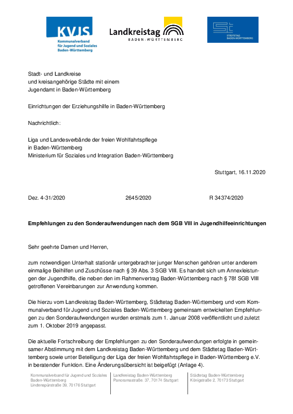 Rundschreiben 31-2020