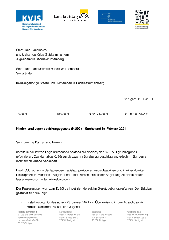 Rundschreiben 13-2021