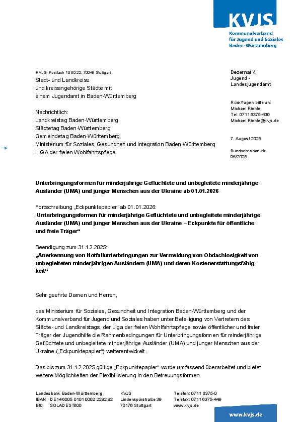 Rundschreiben 95-2025