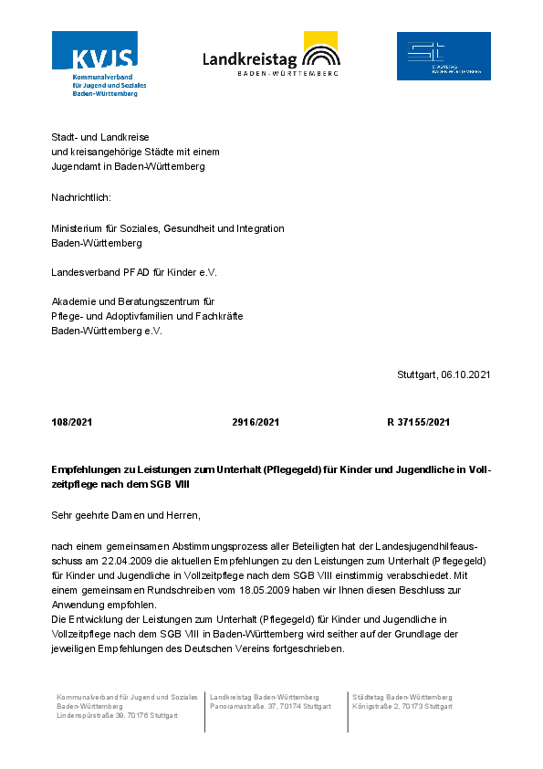 Rundschreiben 108-2021