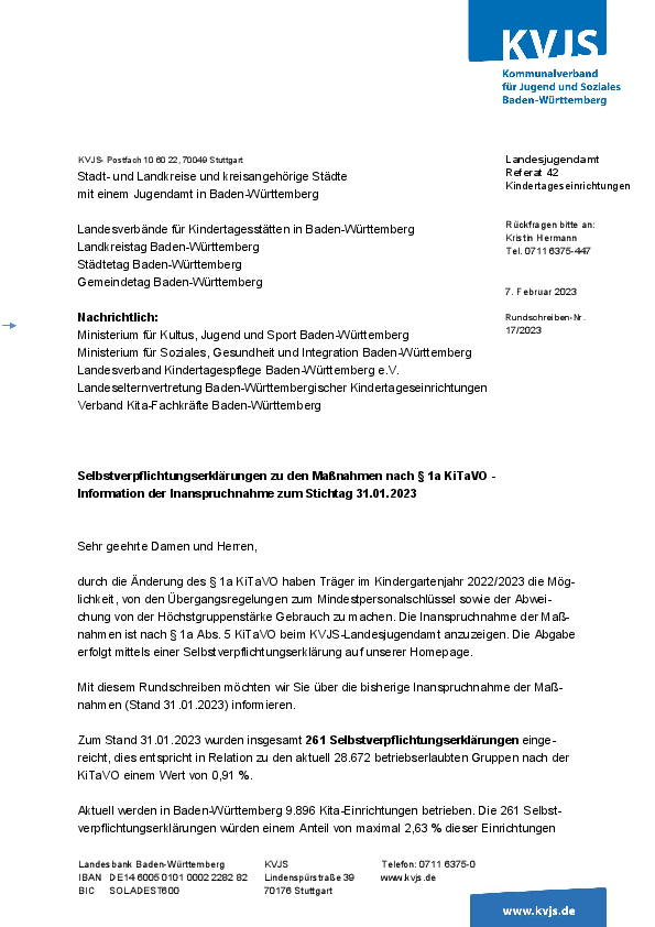 Rundschreiben 17-2023
